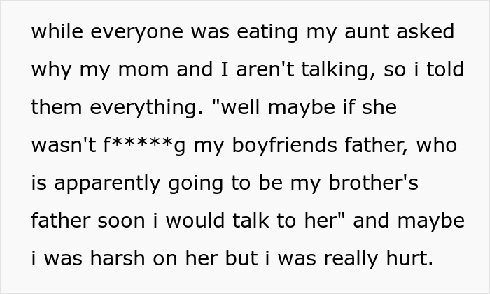 Couple Of 4 Years Find Out Their Parents Are Dating, The Daughter Gets Called A Jerk For Embarrassing Her Mom In Front Of Family Couple Of 4 Years Find Out Their Parents Are Dating, The Daughter Gets Called A Jerk For Embarrassing Her Mom In Front Of Family