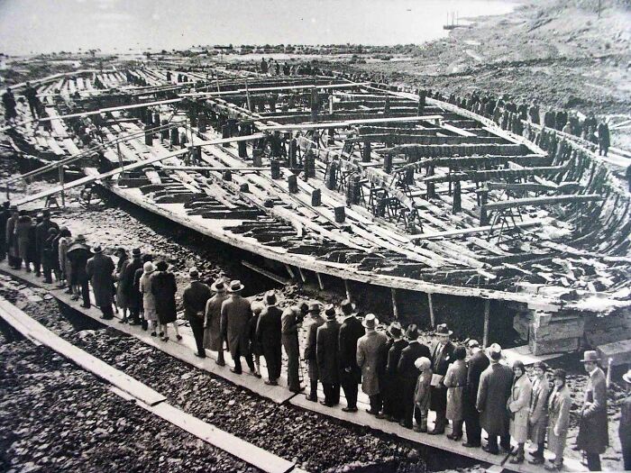 The Nemi Ships, Built Almost 2000 Years Ago By Emperor Caligula, Discovered In 1929 And Destroyed By Fire In 1944 During World War II