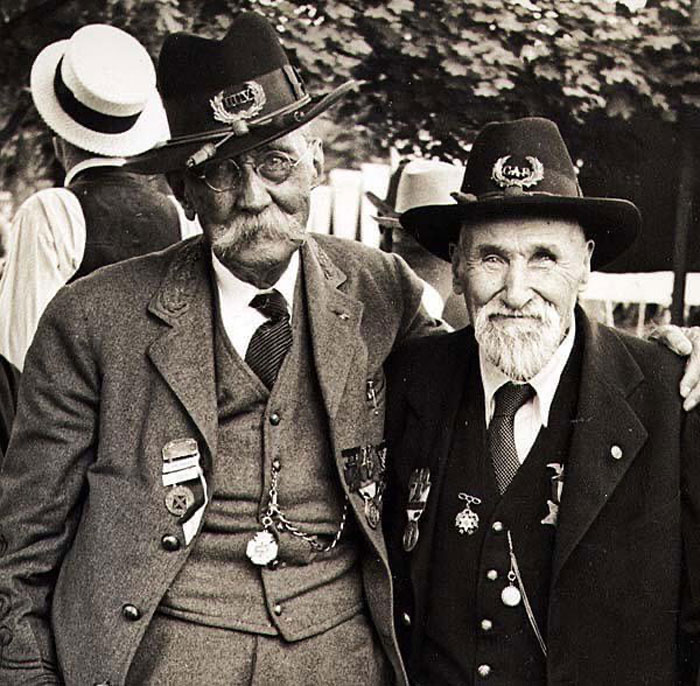 In 1936, 1800 Veterans Of The American Civil War Attended An 75th Anniversary Reunion At Gettysburg, Pa