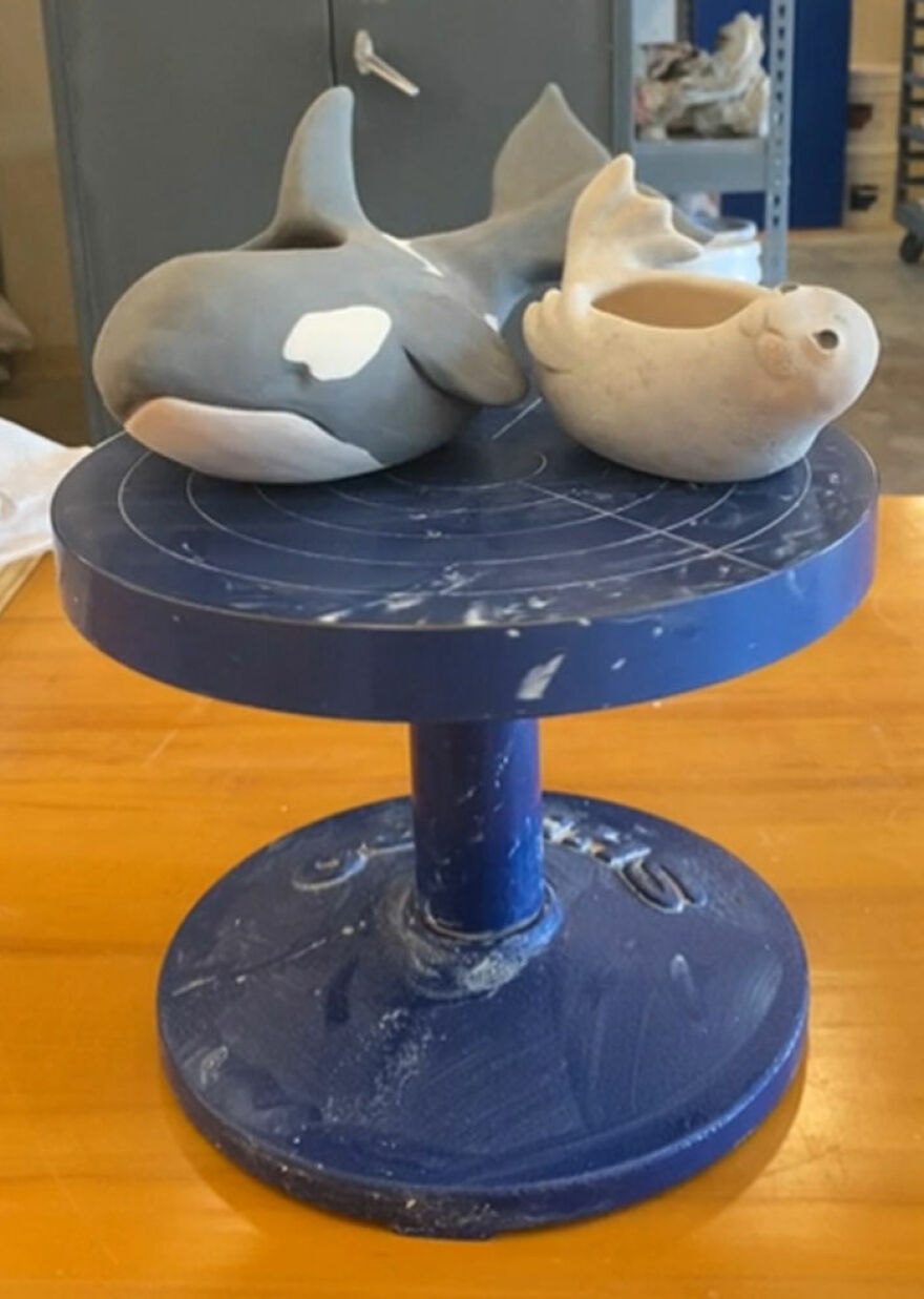 The Orca Is The Largest Pinch Pot I Have Ever Made. Now I Want To Stop Everything And Just Make Whales