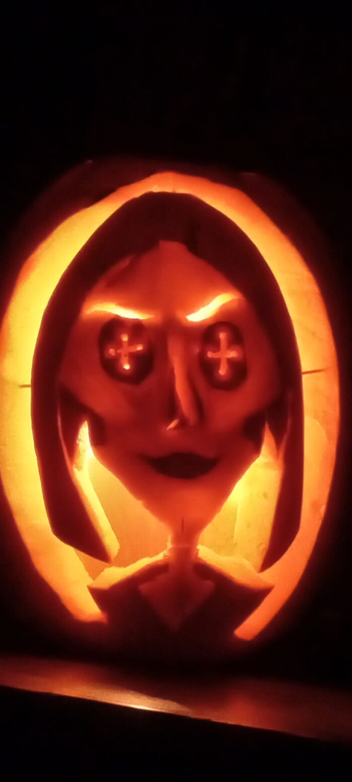 Halloween Coraline Pumpkin