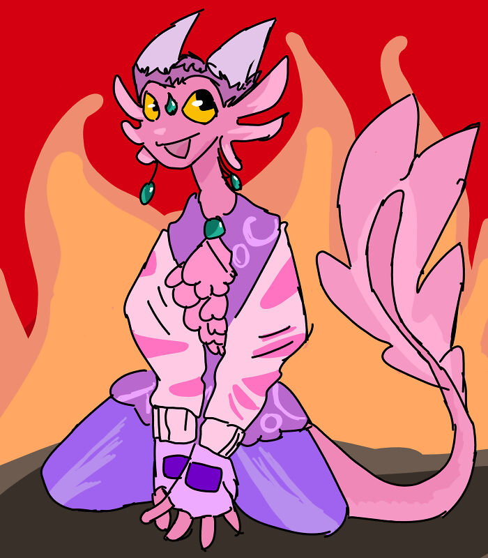 My Hazbin Hotel Oc, Her Name/Bio Are In The Comments