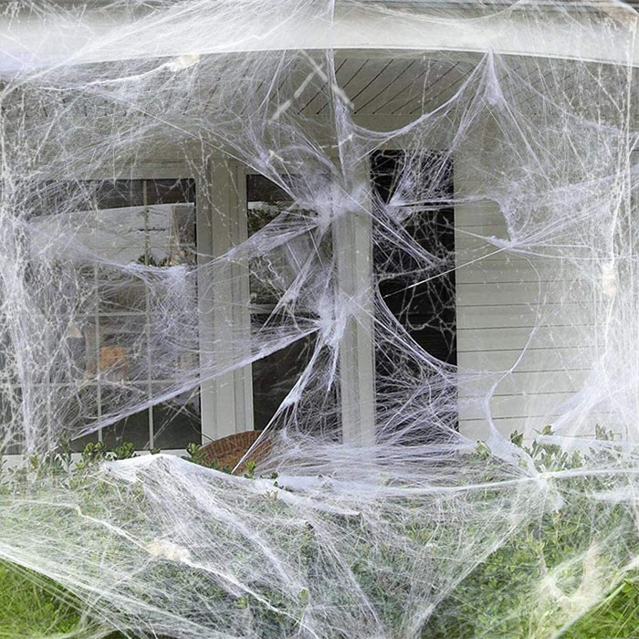 Stretch Spider Webs Indoor & Outdoor
