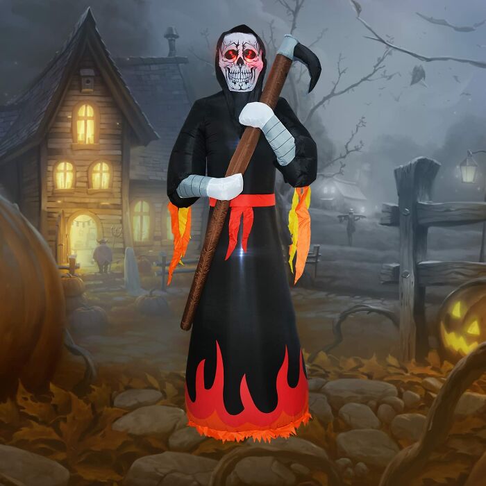 Inflatable Grim Reaper