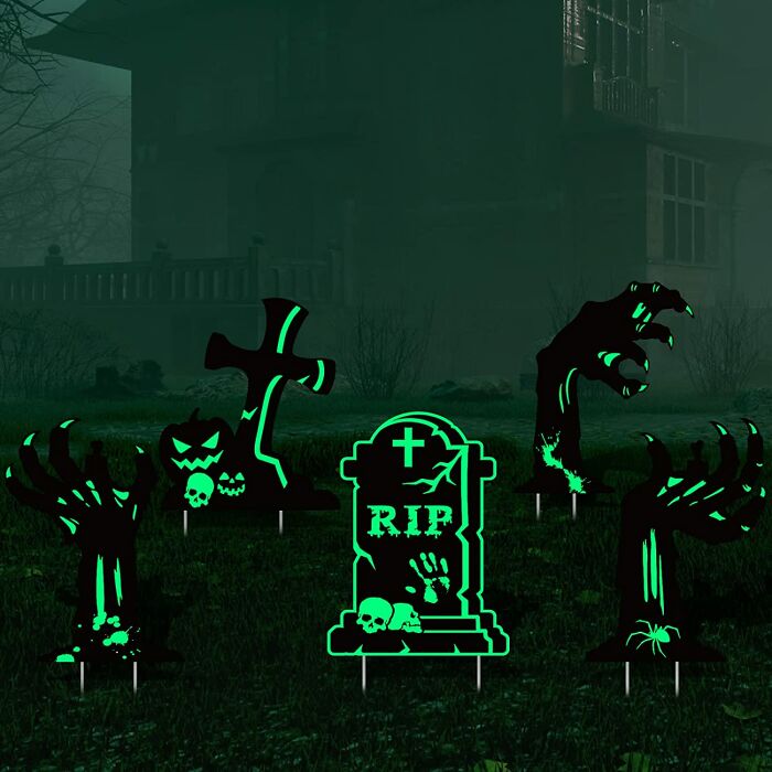 Scary Silhouette Halloween Decorations