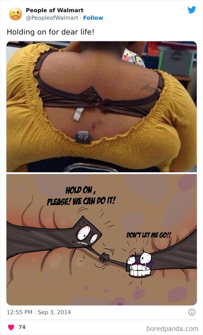 bra clips holding meme