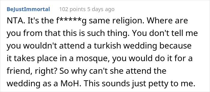 Evangelical Sister Gets Crossed Out From The Wedding Guest List After She Gets Into Religious Argument With Catholic Bride Evangelical Sister Gets Crossed Out From The Wedding Guest List After She Gets Into Religious Argument With Catholic Bride