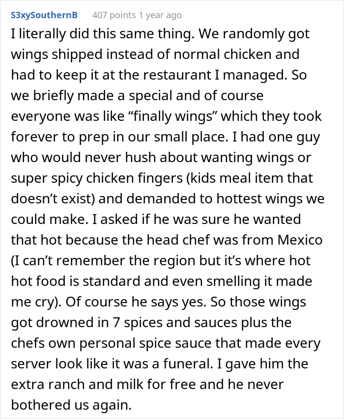Restaurant Owner Gets Tired Of Overconfident Men, Develops A Tongue-Burning 'Culinary Monstrosity' To Shut Them Down Restaurant Owner Gets Tired Of Overconfident Men, Develops A Tongue-Burning 'Culinary Monstrosity' To Shut Them Down