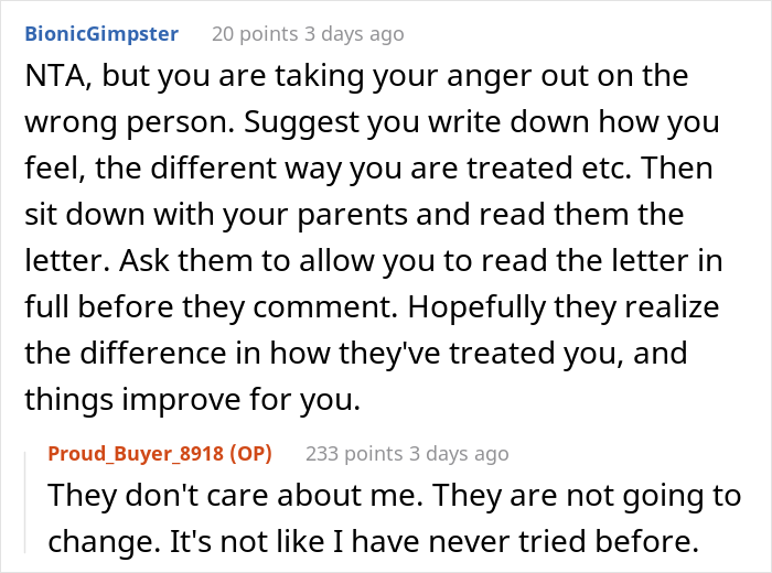Daughter Treated Like A Maid Decides To Leave Family On Her 18th Birthday, Younger Sister Thinks She’s Being A Jerk Daughter Treated Like A Maid Decides To Leave Family On Her 18th Birthday, Younger Sister Thinks She’s Being A Jerk