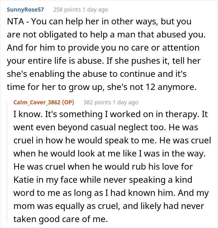 Man Mistreats His Stepdaughter For Years, She Then Proceeds To Refuse To Help Him Out After Finding Out That He’s Seriously Sick Man Mistreats His Stepdaughter For Years, She Then Proceeds To Refuse To Help Him Out After Finding Out That He’s Seriously Sick