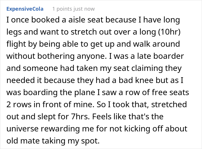 Couple's Plan To Outwit Another Passenger Before Takeoff Backfires As The Stranger Ends Up With A Whole Free Row In Return