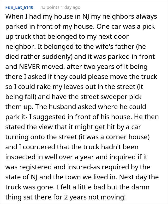 “They Always Park Two Of Those Cars In Front Of My House”: Person Gets Revenge On Their Entitled Neighbors, Costing Them Over $100,000