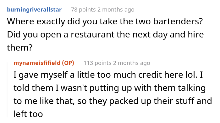 New Employee Gets Fired On The Spot After Telling Restaurant Owners That Their Business Lacks Management