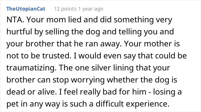 Family Drama Ensues After Dad Gifts His Son A Dog, Mom Sells It For $4K And Says That It Ran Away Family Drama Ensues After Dad Gifts His Son A Dog, Mom Sells It For $4K And Says That It Ran Away