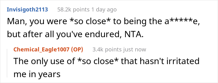 “Control Freak” Wife Gets A Taste Of Her Own Medicine After Husband Says She Was “So Close” To Getting Her Dream Job “Control Freak” Wife Gets A Taste Of Her Own Medicine After Husband Says She Was “So Close” To Getting Her Dream Job
