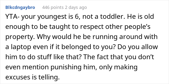 Single Mom Asks If She’s A Jerk For Refusing To Fix Babysitter’s Laptop After Her Kid Broke It Single Mom Asks If She’s A Jerk For Refusing To Fix Babysitter’s Laptop After Her Kid Broke It