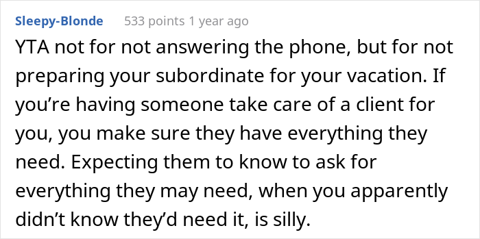 Company Loses A Client After Manager Takes Vacation And Doesn't Check Her Work Email Company Loses A Client After Manager Takes Vacation And Doesn't Check Her Work Email