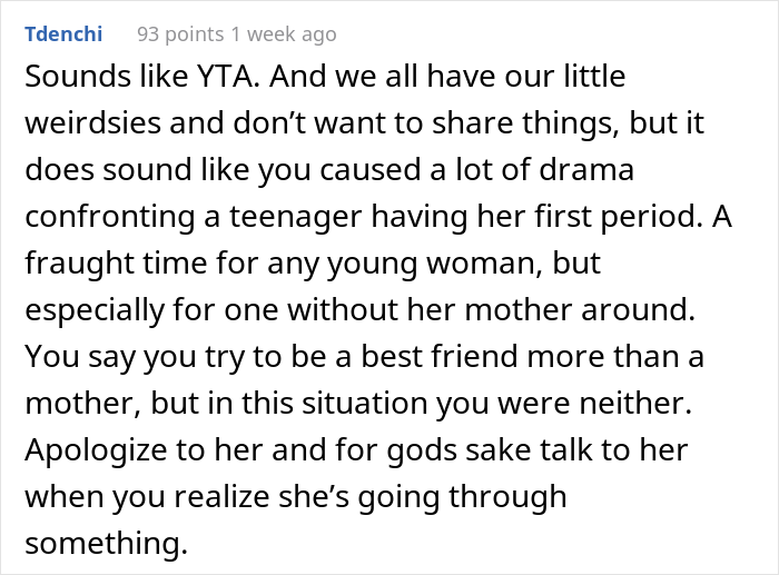 “Am I The Jerk For Refusing To Share My Sanitary Pads With My Stepdaughter?” “Am I The Jerk For Refusing To Share My Sanitary Pads With My Stepdaughter?”