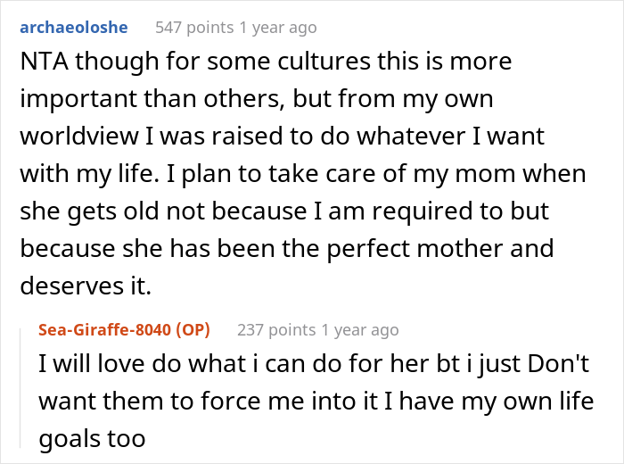 Mom Thinks Her Daughter Should Support Her Financially As She Did For Her As A Child, The Internet Disagrees Mom Thinks Her Daughter Should Support Her Financially As She Did For Her As A Child, The Internet Disagrees