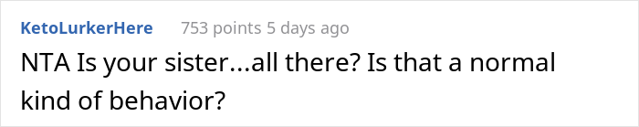 "AITA For Forcing My Sister To Make Dinner After She Poured Maple Syrup Into My Pasta?" "AITA For Forcing My Sister To Make Dinner After She Poured Maple Syrup Into My Pasta?"