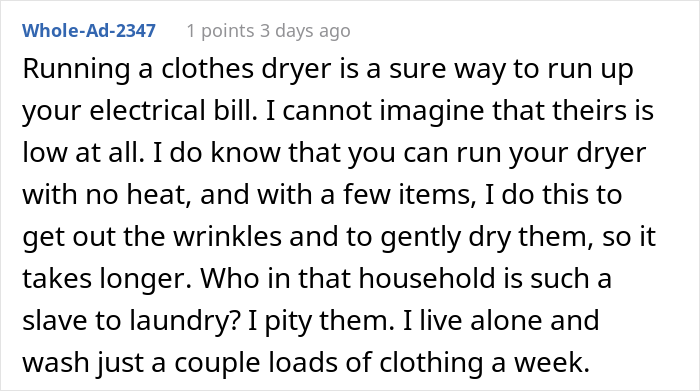 "It Is Driving Me Insane": Person Asks Neighbors To Stop Running Loud Dryer At Night So They Can Sleep, They Start Running It All Day Every Day Instead