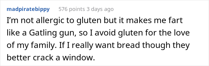 "Sorry, You Said You Were Allergic": Server Gets Applauded Online For Exposing Gluten-Free Trend Chaser "Sorry, You Said You Were Allergic": Server Gets Applauded Online For Exposing Gluten-Free Trend Chaser