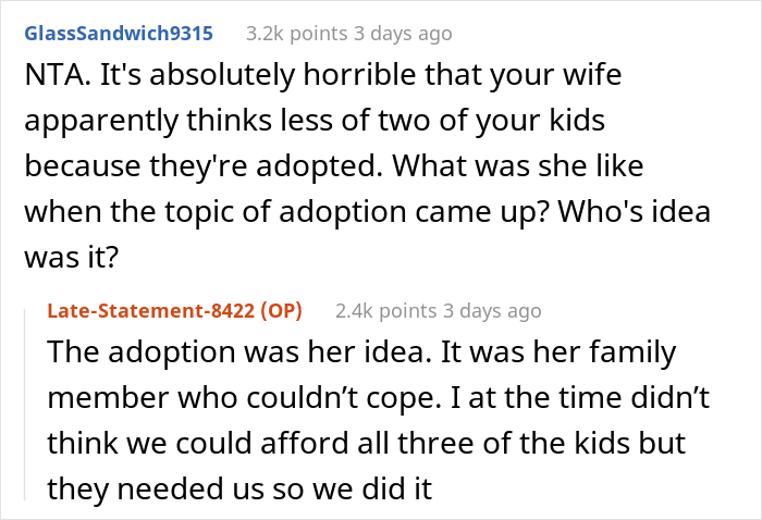 “[Am I The Jerk] For Treating My Adopted Children The Same As My Biological Child?”