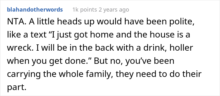 Mother Sets An Ultimatum To Her Family After They Refuse To Help Her Do The Chores, Gets Slammed For This Mother Sets An Ultimatum To Her Family After They Refuse To Help Her Do The Chores, Gets Slammed For This