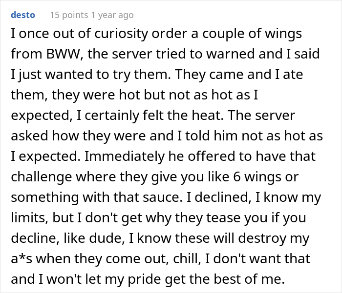 Restaurant Owner Gets Tired Of Overconfident Men, Develops A Tongue-Burning 'Culinary Monstrosity' To Shut Them Down Restaurant Owner Gets Tired Of Overconfident Men, Develops A Tongue-Burning 'Culinary Monstrosity' To Shut Them Down
