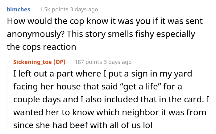 Woman Pranks Her Karen Neighbor By Sending Her A Glitter Bomb For Christmas, Investigating Police Officer Comes Over To Just Laugh About It Woman Pranks Her Karen Neighbor By Sending Her A Glitter Bomb For Christmas, Investigating Police Officer Comes Over To Just Laugh About It