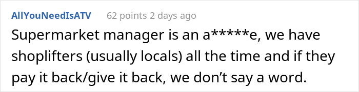 "Today I Messed Up By Going To A Supermarket Chain And Admitting I Shoplifted For 2 Years" "Today I Messed Up By Going To A Supermarket Chain And Admitting I Shoplifted For 2 Years"
