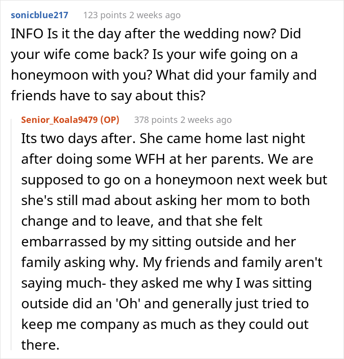 "Am I The Jerk For Asking My MIL To Leave Our Wedding Because Her Perfume Was Bothering Me?"