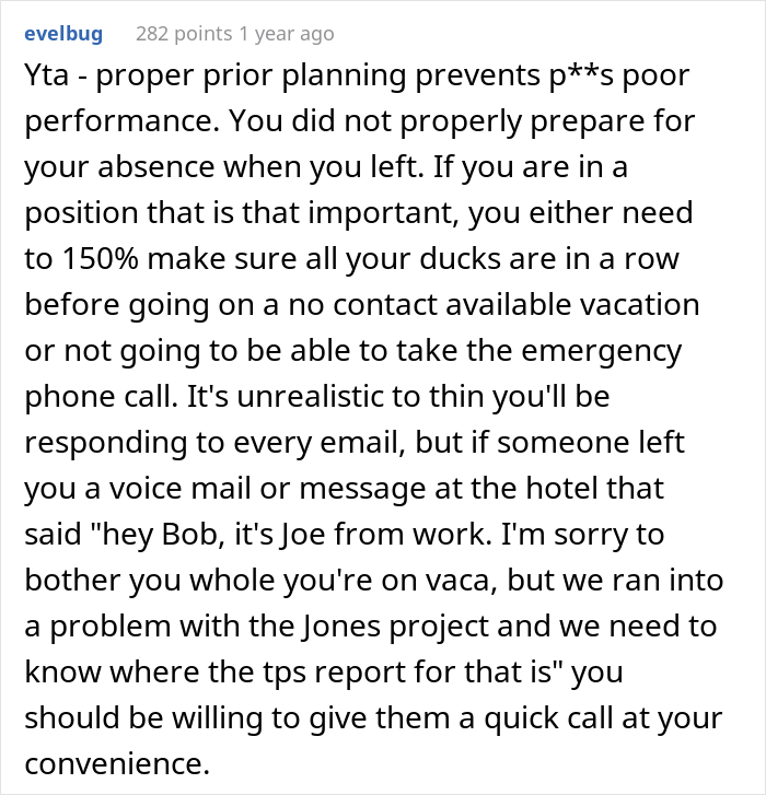 Company Loses A Client After Manager Takes Vacation And Doesn't Check Her Work Email Company Loses A Client After Manager Takes Vacation And Doesn't Check Her Work Email