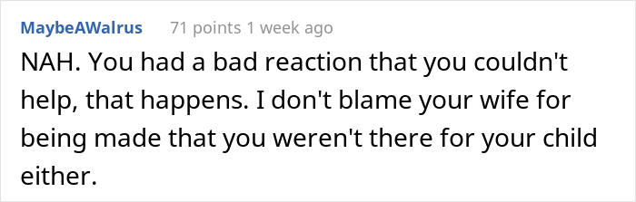 Husband Gets Schooled By Wife After He Has A Physical Nauseating Reaction To His Daughter Breaking Her Arm In Half, Wonders If He Deserved It Husband Gets Schooled By Wife After He Has A Physical Nauseating Reaction To His Daughter Breaking Her Arm In Half, Wonders If He Deserved It