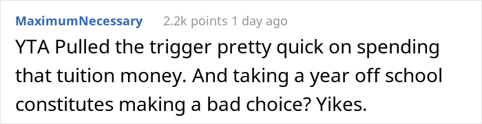 20 Y.O. Decided To Go Back To College, Found Out That Her Parents Spent All 30K They Saved Up For Her Education To Remodel Their Kitchen 20 Y.O. Decided To Go Back To College, Found Out That Her Parents Spent All 30K They Saved Up For Her Education To Remodel Their Kitchen