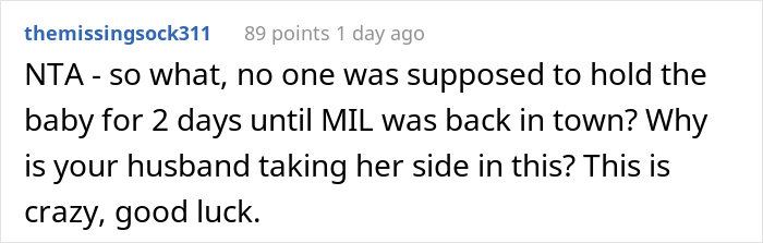 Mother-In-Law Insists On Holding Her Newborn Grandchild First, Goes Ballistic When The Wish Doesn’t Get Fulfilled Mother-In-Law Insists On Holding Her Newborn Grandchild First, Goes Ballistic When The Wish Doesn’t Get Fulfilled