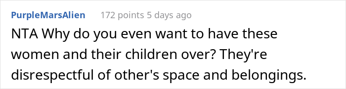 Mom Puts A Lock On Her 4-Y.O. Son's Door To Not Let Her Friends' And Relatives' Kids Destroy His Favorite Toys Mom Puts A Lock On Her 4-Y.O. Son's Door To Not Let Her Friends' And Relatives' Kids Destroy His Favorite Toys