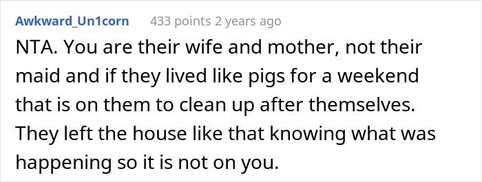 Mother Sets An Ultimatum To Her Family After They Refuse To Help Her Do The Chores, Gets Slammed For This