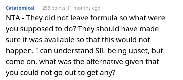 "I Don't Know What She Expected Me To Do": Disgusted Woman Berates SIL For Breastfeeding Her Baby "I Don't Know What She Expected Me To Do": Disgusted Woman Berates SIL For Breastfeeding Her Baby