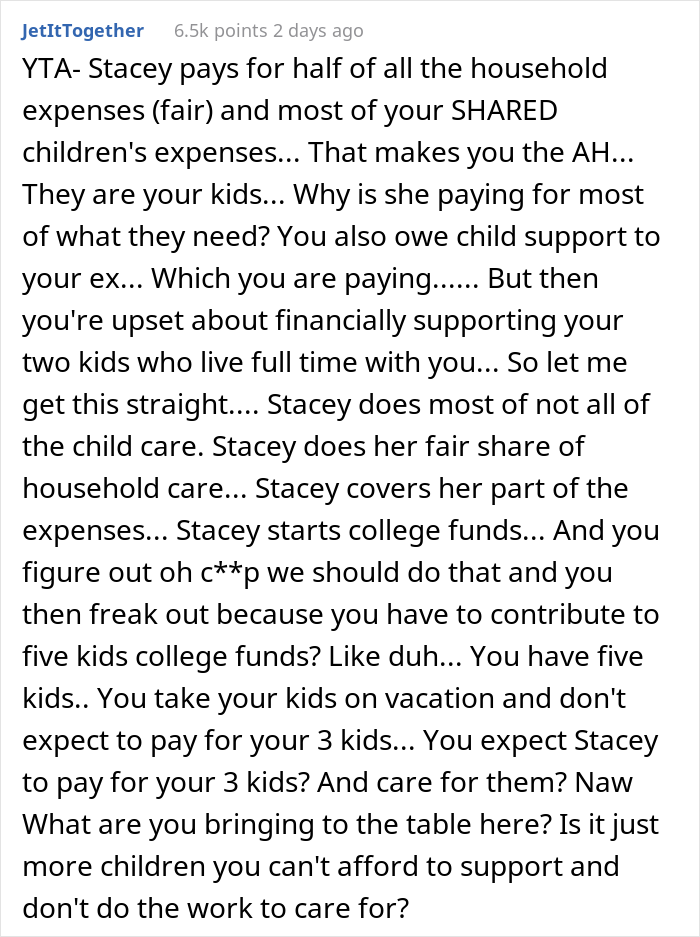 Father Has To Pay "Child Support" To His Kids From Two Wives, Complains That He Can't Afford All These Expenses