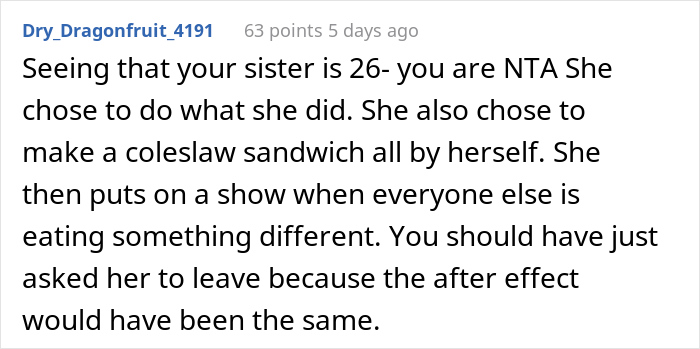 "AITA For Forcing My Sister To Make Dinner After She Poured Maple Syrup Into My Pasta?" "AITA For Forcing My Sister To Make Dinner After She Poured Maple Syrup Into My Pasta?"