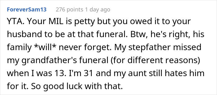 "He Was Crying The Whole Ride To The Airport": Husband Calls Wife Pathetic And Cruel After She Skipped FIL's Funeral Because MIL Bought Her An Economy Ticket