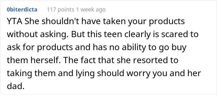 “Am I The Jerk For Refusing To Share My Sanitary Pads With My Stepdaughter?” “Am I The Jerk For Refusing To Share My Sanitary Pads With My Stepdaughter?”