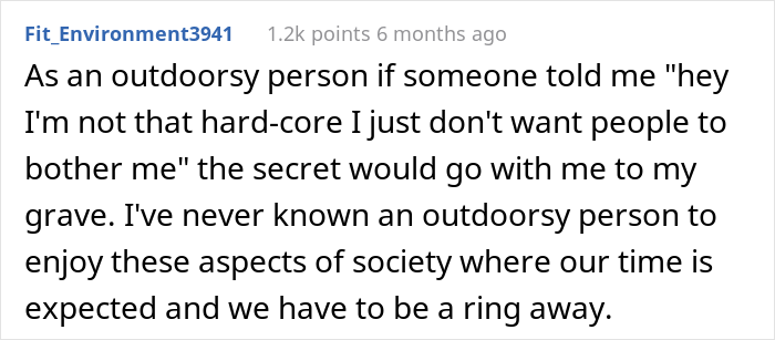 Worker Says They Lie About Camping To Set Boundaries Whilst On Vacation, Prompts Others To Share Their Tricks Worker Says They Lie About Camping To Set Boundaries Whilst On Vacation, Prompts Others To Share Their Tricks