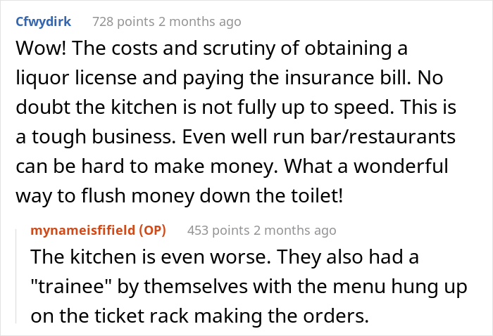 New Employee Gets Fired On The Spot After Telling Restaurant Owners That Their Business Lacks Management