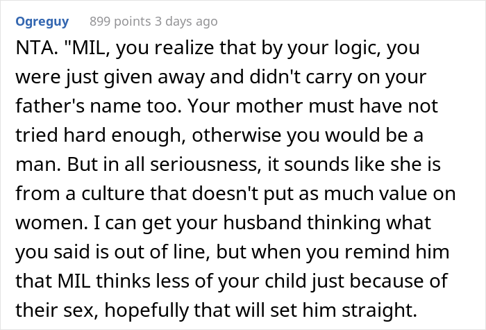 MIL Is Furious At Son's Wife For Expecting A Girl Instead Of A Boy, Drama Ensues