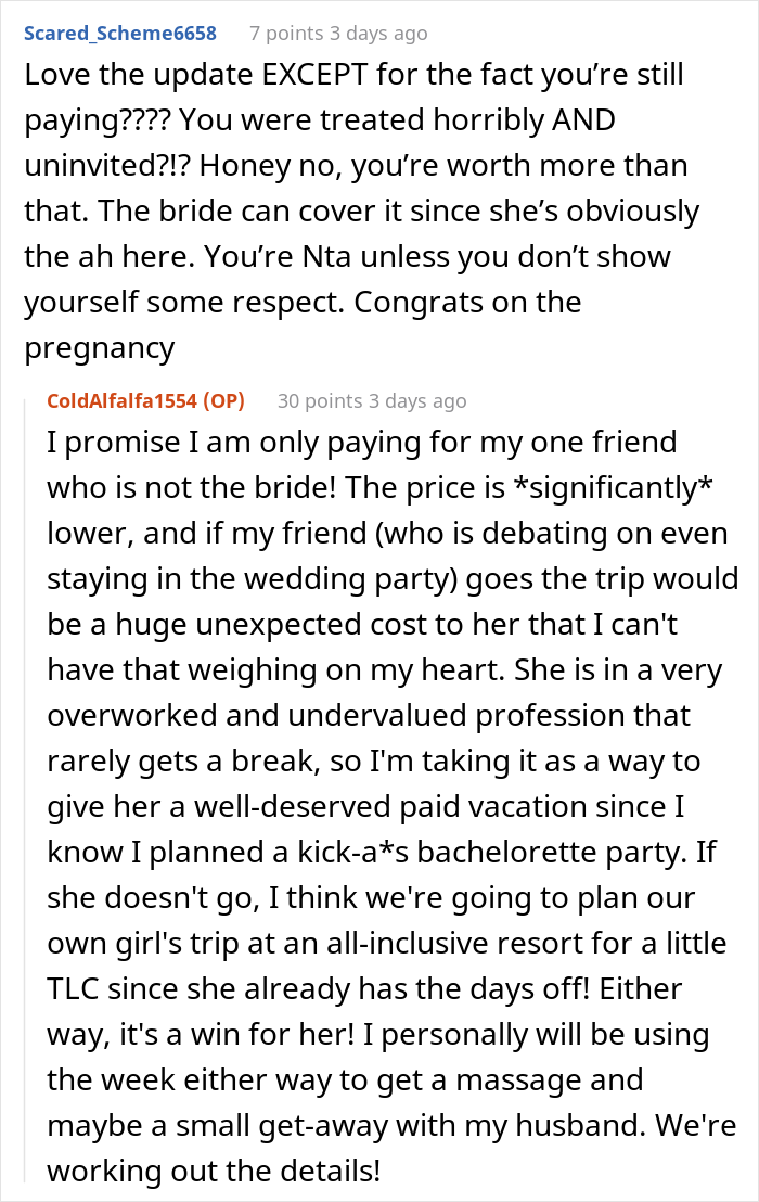 Bride Doesn't Want Her Best Friend In Wedding Photos Because Her "Bump Would Be Too Distracting", She Drops Out Bride Doesn't Want Her Best Friend In Wedding Photos Because Her "Bump Would Be Too Distracting", She Drops Out