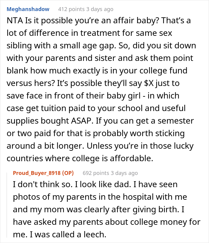 Daughter Treated Like A Maid Decides To Leave Family On Her 18th Birthday, Younger Sister Thinks She’s Being A Jerk Daughter Treated Like A Maid Decides To Leave Family On Her 18th Birthday, Younger Sister Thinks She’s Being A Jerk