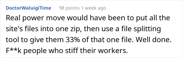 "They Found Someone Cheaper": Customers Refuse To Pay This Web Designer Because They Found Someone Cheaper, So He Gets Revenge "They Found Someone Cheaper": Customers Refuse To Pay This Web Designer Because They Found Someone Cheaper, So He Gets Revenge