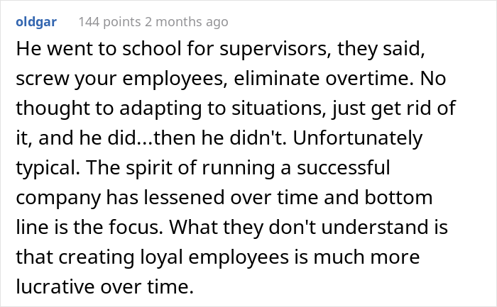 Catering Worker Is Told That Overtime Is Canceled, So They Comply Maliciously And Leave As Soon As Their Shift Is Over